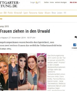 Dschungelcamp 2015  Diese Frauen ziehen in den Urwald - Panorama - Stuttgarter Zeitung