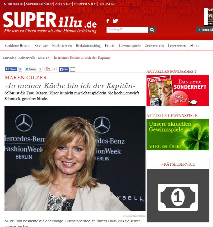 Maren Gilzer   Interview   TV   Kino TV   SUPERillu.de